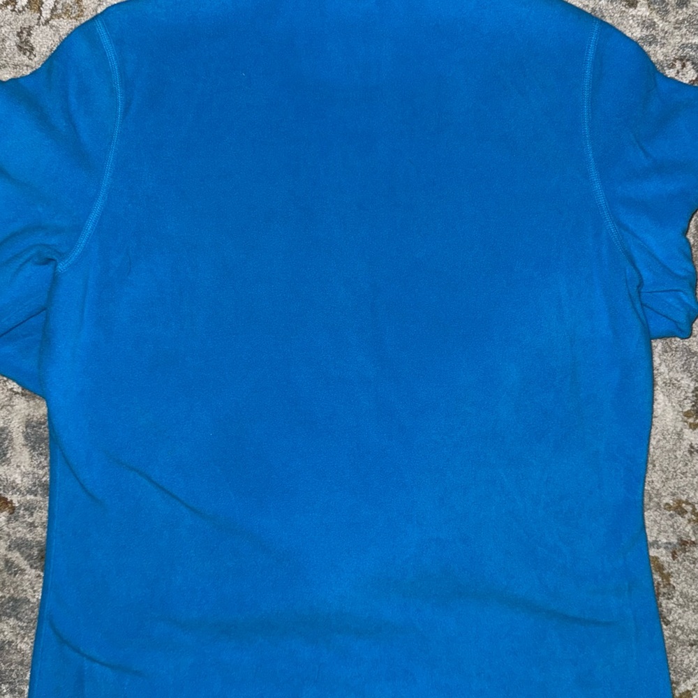 The North Face Vibrant Blue Fleece Pullover sz L - Picture 6 of 6